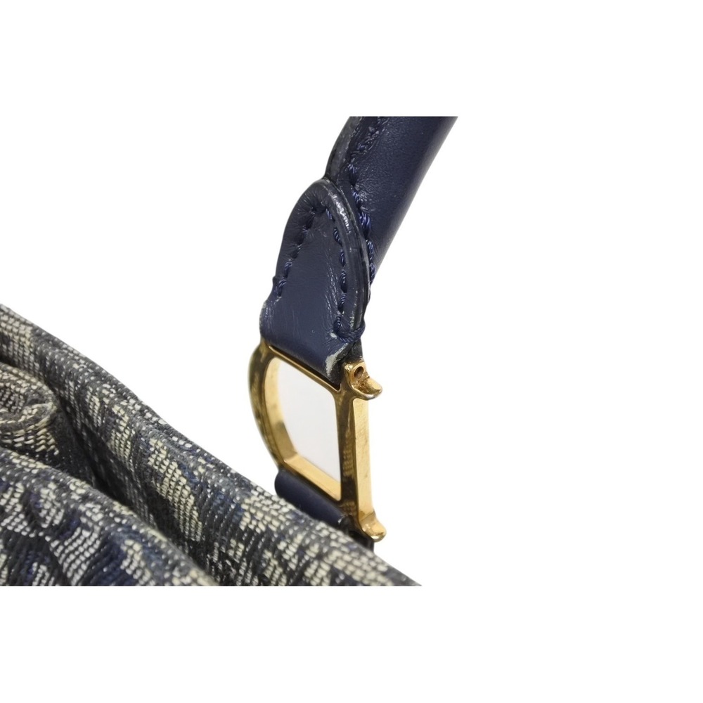 Christian Dior Trotter Handbag Navy Blue Galliano - Picture 7 of 10